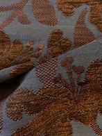 Tissu gobelin prestigieux 60 fils avec motif floral, fleurs, Antiek en Kunst, Antiek | Tapijten, Tafelkleden en Textiel