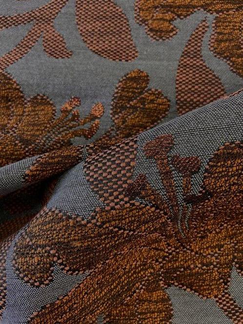 Tissu gobelin prestigieux 60 fils avec motif floral, fleurs, Antiek en Kunst, Antiek | Tapijten, Tafelkleden en Textiel