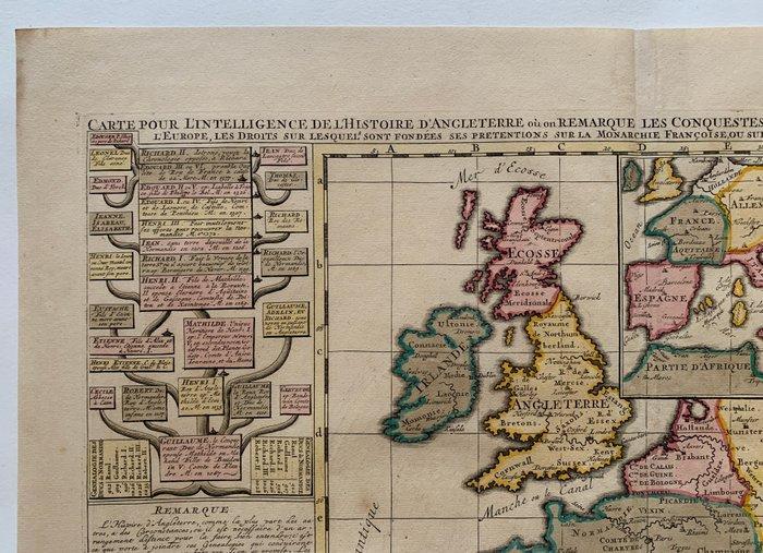 Europe - Îles britanniques; H. Chatelain - Carte pour, Boeken, Atlassen en Landkaarten