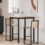 vidaXL Bartafel Naturel 110 x 55 x 105 cm Massief grenenhout, Huis en Inrichting, Tafels | Eettafels, Verzenden, Nieuw