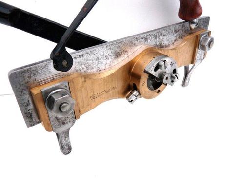 Very rare English special tool, saw tooth moulding machine,, Antiek en Kunst, Antiek | Wandborden en Tegels