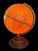 Terrestrial table globe - verlichte wereldbol - met reliëf -