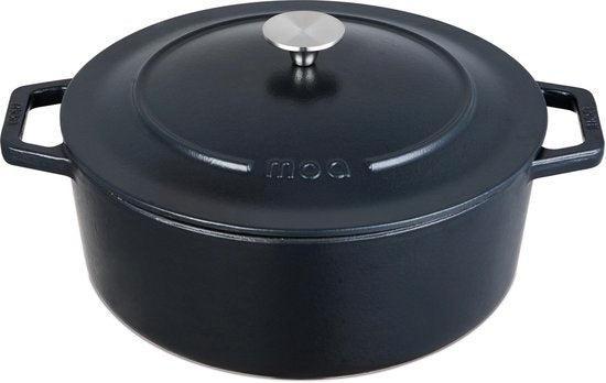 2dekans | MOA Gietijzeren Braadpan C30B - Inhoud 7,2 liter -, Maison & Meubles, Cuisine | Casseroles & Poêles, Enlèvement ou Envoi