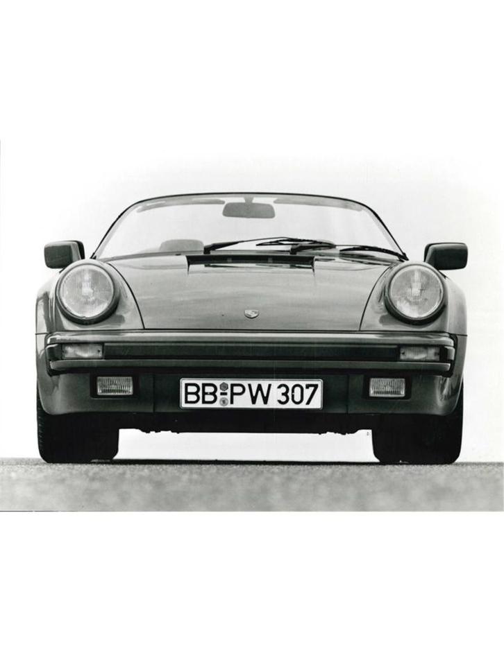 1989 PORSCHE 911 SPEEDSTER PERSFOTO, Boeken, Auto's | Folders en Tijdschriften, Ophalen of Verzenden