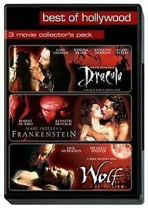 Dracula / Frankenstein / Wolf - Best of Hollywood (3 DVDs), CD & DVD, DVD | Autres DVD, Envoi