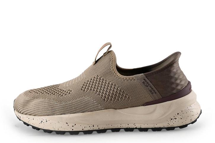 Skechers Instappers in maat 41 Beige, Kleding | Heren, Schoenen, Overige kleuren, Gedragen, Overige typen, Verzenden