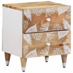 Nachtkastje Mangohout | Retour Deal | Tijdloos Design | 40%, Huis en Inrichting, Minder dan 45 cm, Verzenden, Nieuw, Minder dan 55 cm