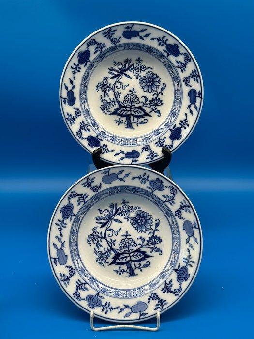 Harnais - Villeroy & Boch Dresden – 2 assiettes profondes au, Antiek en Kunst, Antiek | Meubels | Tafels