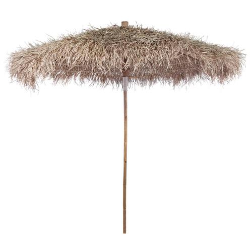 vidaXL Parasol van bamboe met dak van bananenbladeren 270 cm, Tuin en Terras, Parasols, Nieuw, Verzenden
