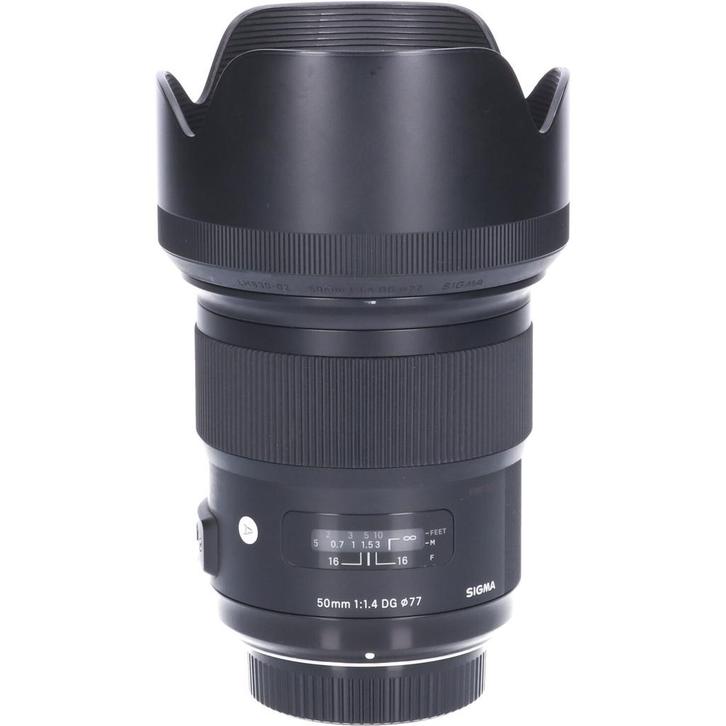 Tweedehands Sigma 50mm f/1.4 DG HSM Art Nikon CM6439, Audio, Tv en Foto, Foto | Lenzen en Objectieven, Overige typen, Gebruikt