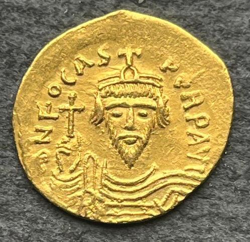 Byzantijnse Rijk. Phocas (602-610 n.Chr.). Solidus, Postzegels en Munten, Munten | Europa | Niet-Euromunten