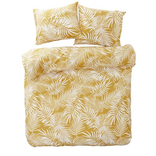 dekbedovertrek 1 persoons katoen palm print (excl. kussen..., Maison & Meubles, Chambre à coucher | Linge de lit, Envoi