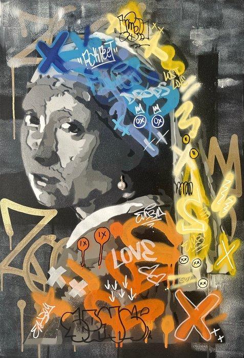 Quiona+ (1987) - The Premium Girl with the Real Pearl, Antiek en Kunst, Kunst | Schilderijen | Modern