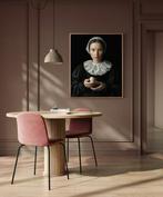 Erminando Aliaj - Woman with an eggs, Antiek en Kunst