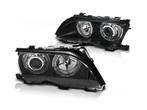 LED Angel Eyes koplamp Black geschikt voor BMW E46, Nieuw, BMW, Verzenden