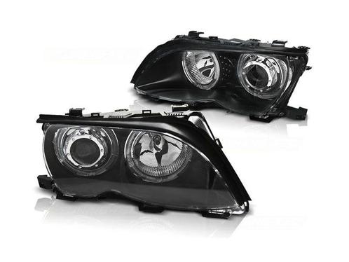 LED Angel Eyes koplamp Black geschikt voor BMW E46, Autos : Pièces & Accessoires, Éclairage, Envoi