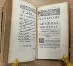 M. lAbbé Rousseau - Secrets et Remedes Eprouvez - 1708