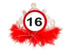 Kroontje 16 Jaar Verkeersbord, Verzenden, Nieuw