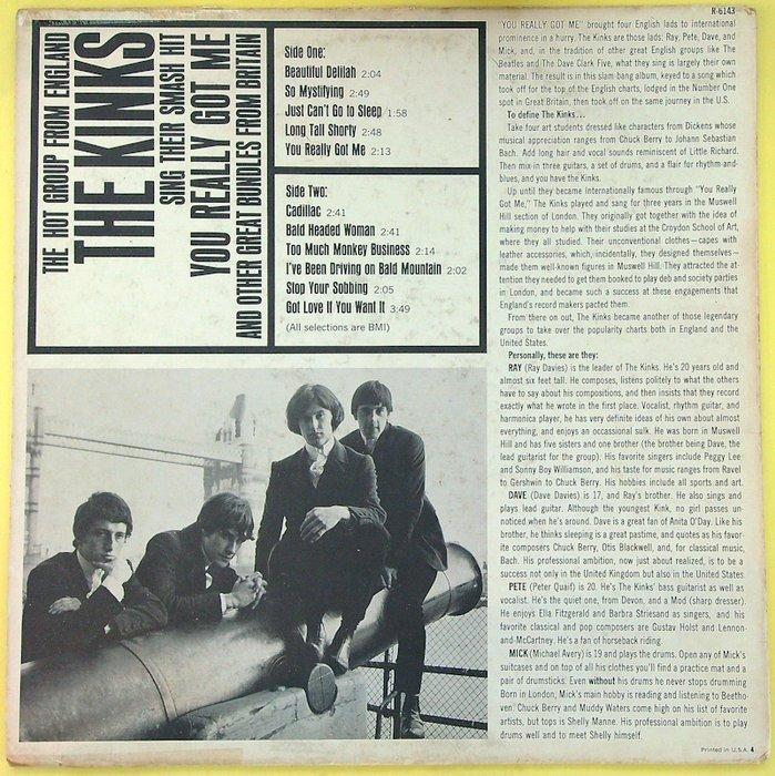 The Kinks - You Really Got Me (USA 1964 MONO 1st pressing, Cd's en Dvd's, Vinyl Singles
