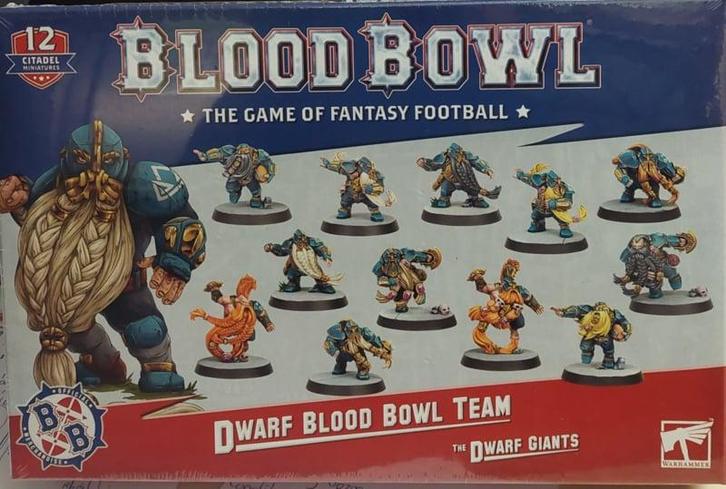 Warhammer Blood Bowl Dwarf Blood Bowl Team (Warhammer nieuw), Hobby en Vrije tijd, Wargaming, Ophalen of Verzenden