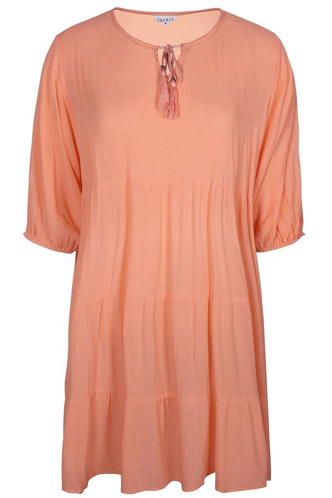 Jurk Howe Zhenzi ruche lagenM=46-48Maat 46/48 (XL) of groter, Vêtements | Femmes, Robes, Envoi