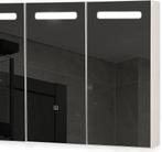 Aquamarin Spiegelkast met LED Verlichting - 90 x 65 x 13 cm, Huis en Inrichting, Verzenden, Nieuw