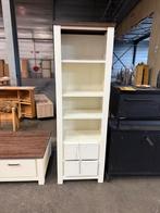 Boekenkast landelijk wit + smoke brown (nieuw, outlet), Huis en Inrichting, Kasten | Boekenkasten, Nieuw, Overige houtsoorten