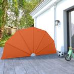 vidaXL Terrasscherm inklapbaar 160 cm terracottakleurig, Verzenden, Nieuw