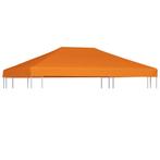 vidaXL Prieeldak 310 g/m² 4x3 m oranje, Verzenden