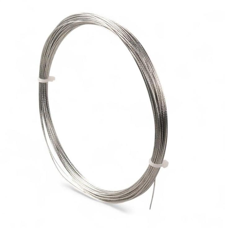 Staalkabel 1,2mm 5 meter gebundeld, Tuin en Terras, Overige Tuin en Terras, Verzenden