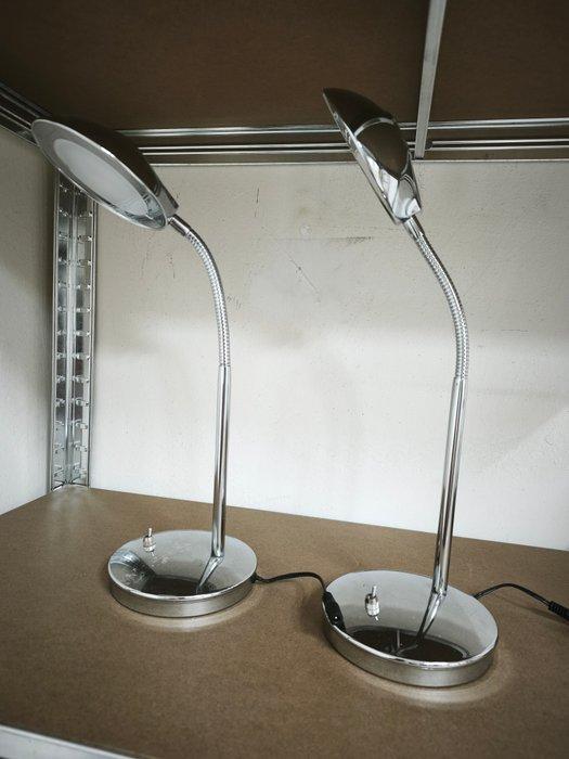 SCHULLER S.L. - Tafellamp (2) - Metaal, Chroom - tafellamp, Antiquités & Art, Antiquités | Meubles | Chaises & Canapés