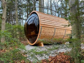 Canadese Red Cedar Buitensauna - Monderne Tuin Saunas, Verzenden, Complete sauna