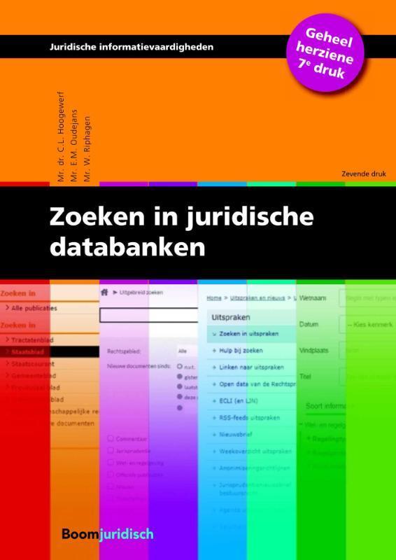 Zoeken in juridische databanken / Juridische, Boeken, Wetenschap, Zo goed als nieuw, Verzenden