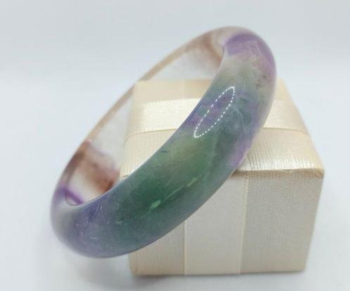 Fluorine bracelet - Hauteur : 17 mm- 100 g - (1), Verzamelen, Mineralen en Fossielen
