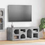 vidaXL TV Kast Beton Grijs 100 x 35 x 40 cm Bewerkt hout, Verzenden, Nieuw