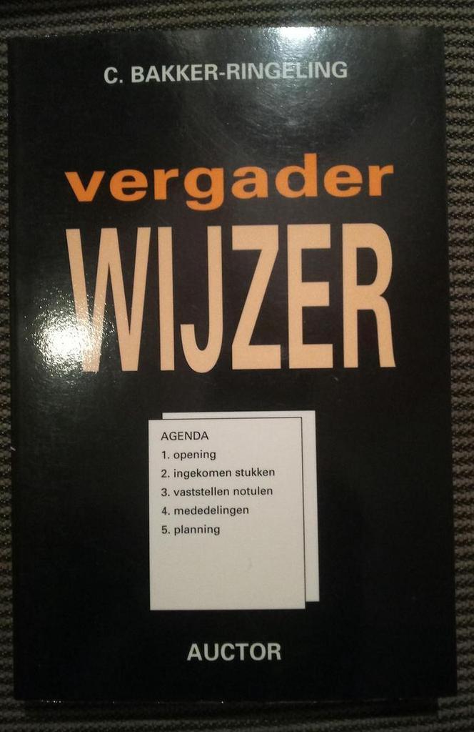 Vergaderwijzer 9789071844430 Ringeling, Boeken, Studieboeken en Cursussen, Gelezen, Verzenden