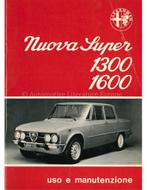1974 ALFA ROMEO GIULIA NUOVA SUPER INSTRUCTIEBOEKJE