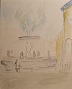 Giuseppe Cesetti (1902-1990) - Paese italiano, Antiek en Kunst, Kunst | Schilderijen | Modern