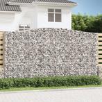 vidaXL Schanskorf gewelfd 400x50x220/240 cm gegalvaniseerd, Tuin en Terras, Verzenden, Nieuw