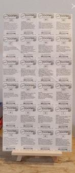 1986 Panini Football 87 UK 24x foil stickers sheet Ensemble, Nieuw
