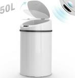 Prullenbak met sensor - Afvalbak - Vuilnisbak - 50 Liter - W, Verzenden, Nieuw