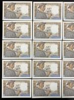 Frankrijk. - 24 x 10 Francs - 20/01/1944 - Consecutives -