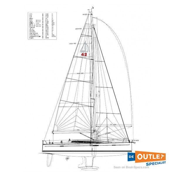 Bieden: Elvstrom Dehler 42 Competition FCL EPEX grootzeil 5, Watersport en Boten, Zeilen en Zeiltoebehoren, Ophalen of Verzenden