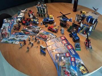 Lego Set - City - Politie 60174 - 60137 - 60207 - 60172 - beschikbaar voor biedingen