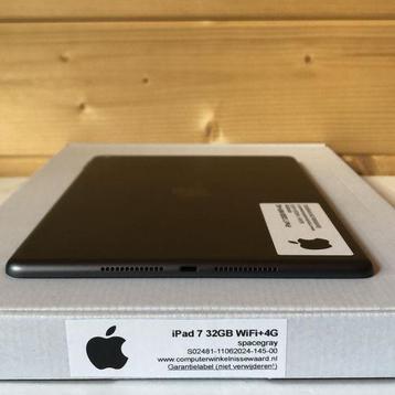 Apple iPad 7 10.2 32GB zwart WiFi (4G) + garantie beschikbaar voor biedingen