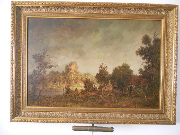 H.Zeegers (1929) - Peel landschap, Antiek en Kunst, Kunst | Schilderijen | Klassiek