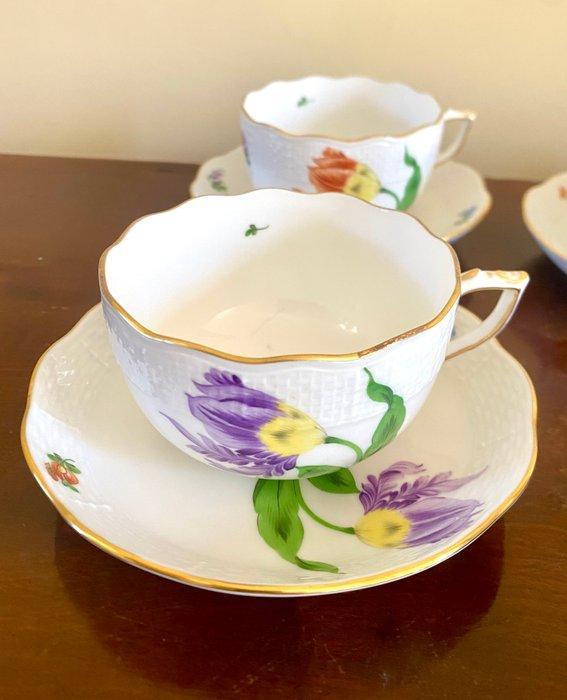 Herend - Theeservies (6) - Porselein, Antiek en Kunst, Antiek | Meubels | Tafels