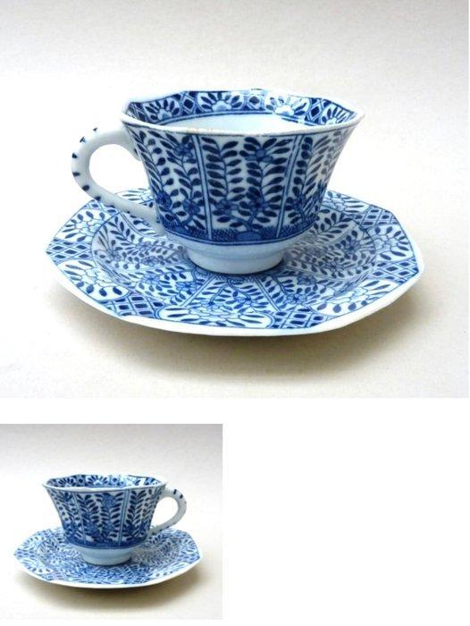 Mosa - Louis Regout - Bol à thé (7) - Porcelaine - tasses de, Antiek en Kunst, Antiek | Glaswerk en Kristal