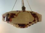 Kroonluchter - Prachtige Art Deco Hanglamp van Gemarmerd