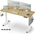 Bureauverstelling - Elektrisch - Staal - Natuurlijke eiken, Ophalen of Verzenden, Nieuw